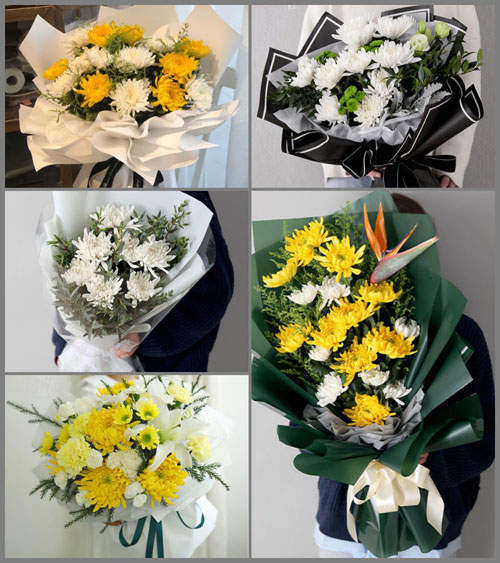 贵州六盘水盘县亦资街道补嘎村白事花束代送